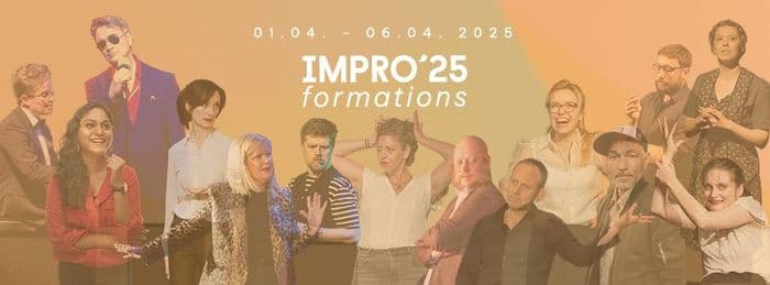 Berlin Impro Festival "Formations" poster