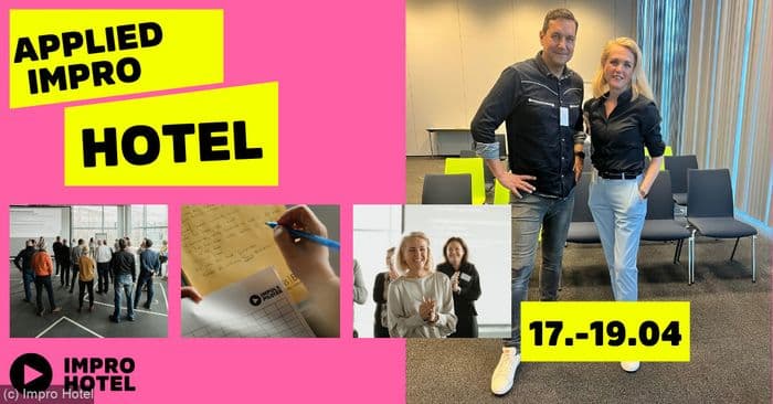 Applied ImproHotel April 2026 im Gut Hungenbach (all inclusive) poster
